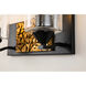 Bocage 2 Light 13 inch MB Bath Light Wall Light in Matte Black with Gold